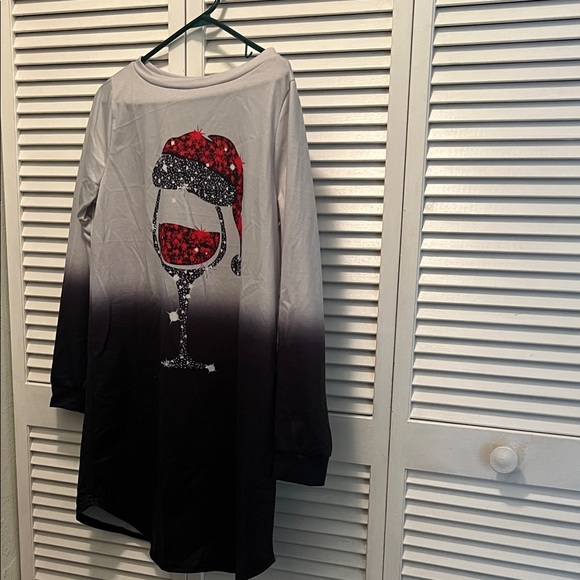 New Year Vibes Other - Festive Wine Glass Long Sleeve. Confident, Happiness’s New Year vibes 2026 🐎